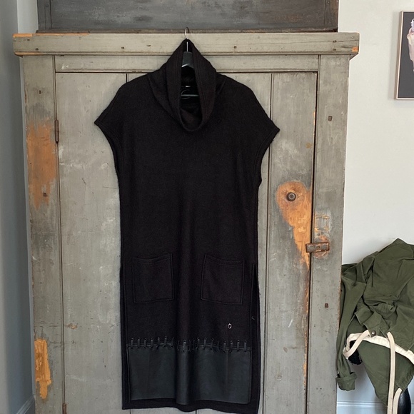 RUDSAK NWT Maradi Sweater Dress M/L Black Wool - Picture 6 of 11